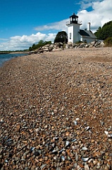Bristol Ferry Lighthouse in Rhode island